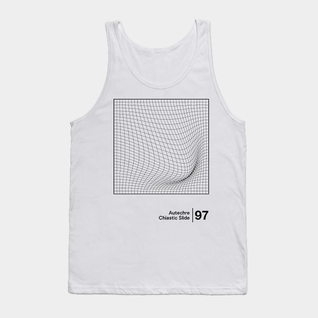 Autechre / Minimal Graphic Artwork Design Tank Top by saudade